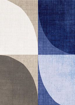 TW Living - BLUE Linen - FOUR by TW living