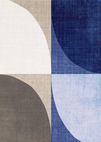 TW Living - BLUE Linen - FOUR von TW living