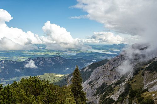 Oost-Algäu vanaf de Aggenstein
