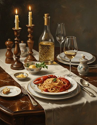 Linguine à la langouste à l'italienne