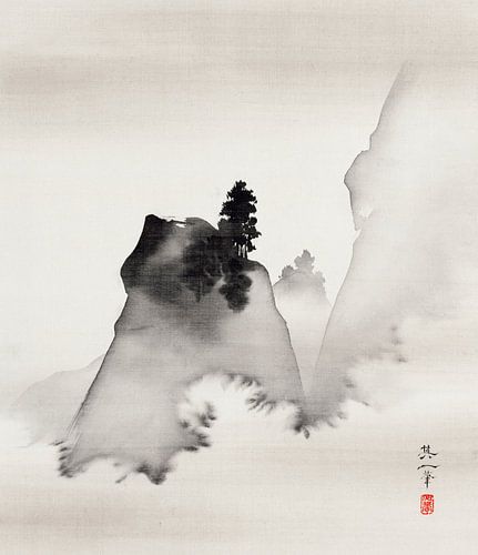 Montagnes (extrait du triptyque Trois scènes du soir) (XIXe siècle) sur Pictufy