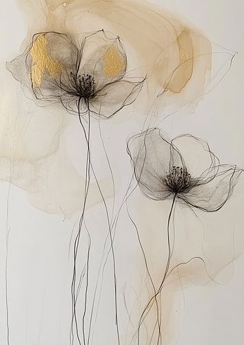 Floral art | Whisper Gold