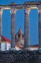Romeinse tempel en kathedraal in Evora van Detlef Hansmann Photography thumbnail