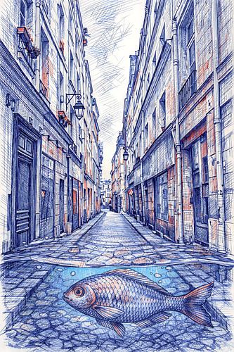 Als een  vis in Parijs