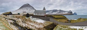 De kerk van Vidareidi van Denis Feiner