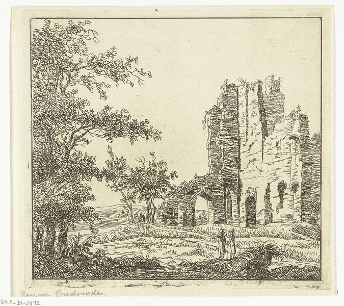 Ruines de Brederode, Anthony van den Bos par Creative Masters Old Masters