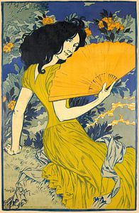 Der Fächer von Eugène Grasset