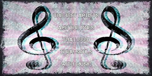 Grunge Music Poem Artwork