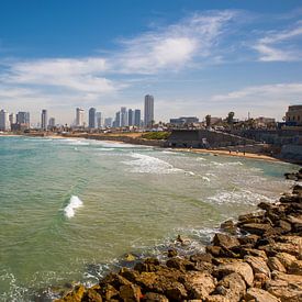 Tel Aviv skyline van Jack Koning