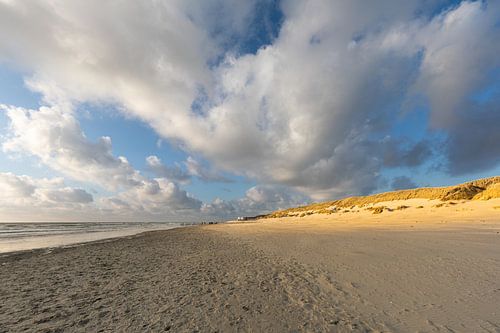 Zon op de Amelandse duinen