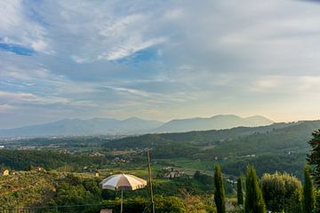 Heuvel landschap van Toscane van Mark Scholten