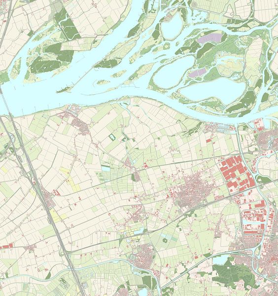 Map of Drimmelen by Rebel Ontwerp