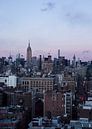 New York Skyline van Jalisa Oudenaarde thumbnail