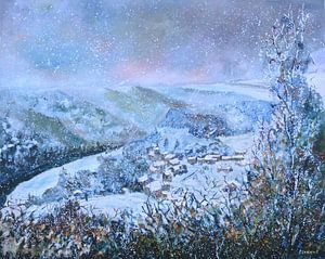 Schnee im Tal