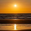 Golden Sunset by the Sea by Fotografie Schnabel