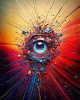 Blick durch das Einschussloch