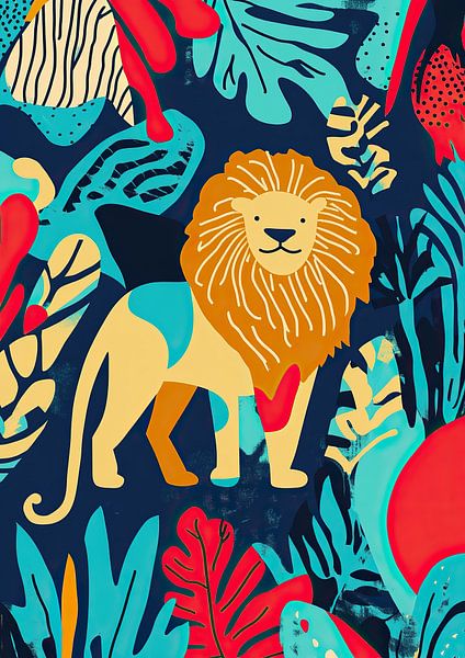The king's paw: The lion, guardian of nature by Niklas Maximilian