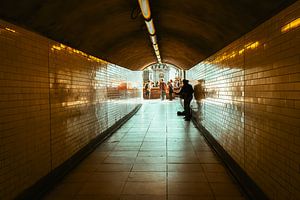 Musique dans le tunnel de Westminister, Londres
