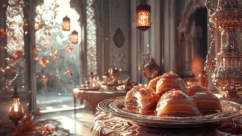 Baklava in het oosterse paleis