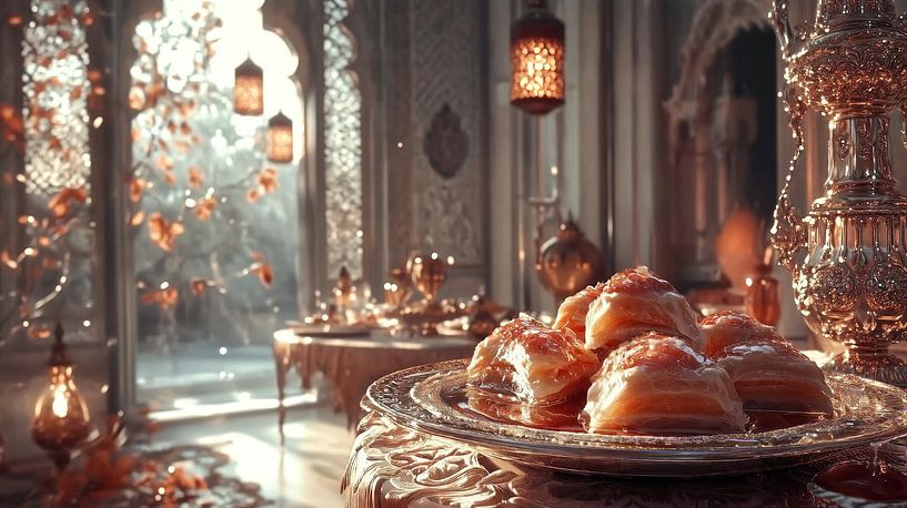 Baklava in het oosterse paleis van Frank Heinz