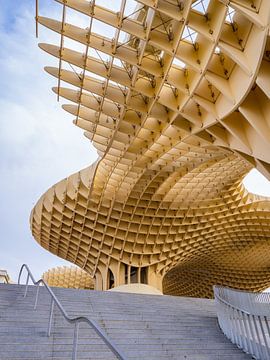 Moderne Architektur des Metropol Parasol, Sevilla | Reisefotografie Spanien von Teun Janssen