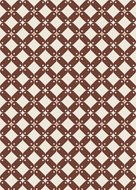 Nahtloses, traditionelles, braunes geometrisches Muster von Wisnu Xiao