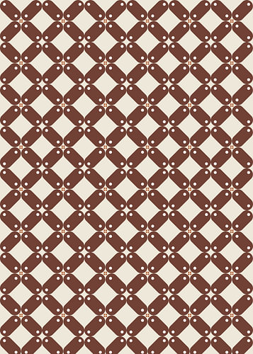 Seamless Traditional Brown Geometric Pattern