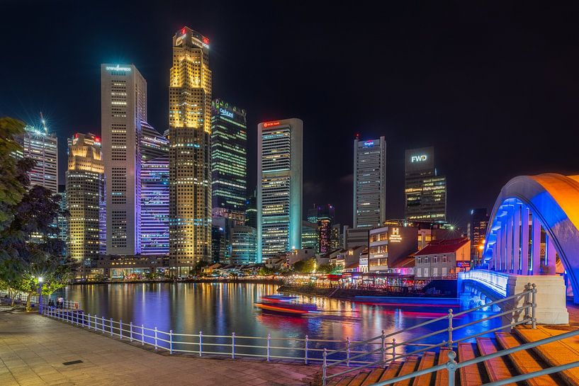 Boat Quay View by Bart Hendrix