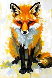 Moderne Fuchskunst von Art & Soul Creations