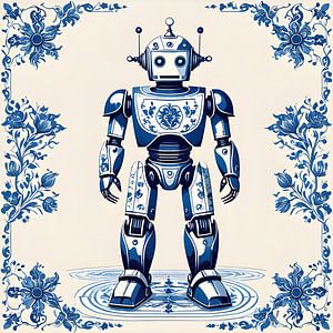 Delfter Blau Roboter