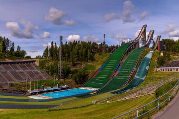 Skisprungschanzen in Finnland im Sommer von Adelheid Smitt