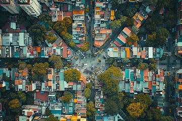 Luftbildaufnahmen über Stadt und Land von Egon Zitter