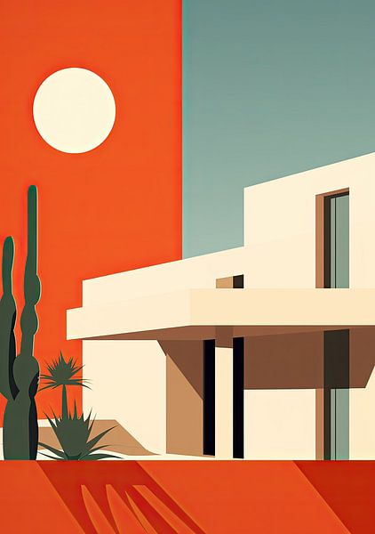 Bauhaus poster art print by Niklas Maximilian