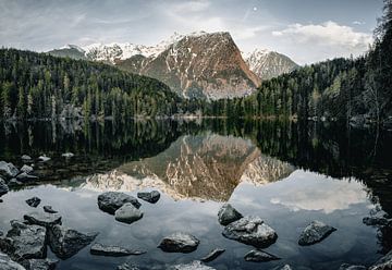 Mountain reflection in water by Sophia Eerden