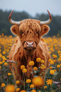 Schottische Highlander: Frühling