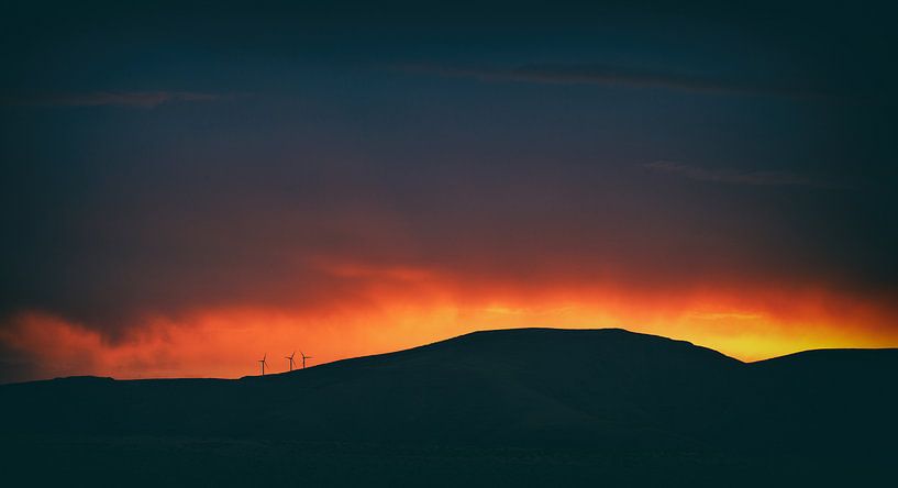 Red red sky van Jacqueline Lemmens