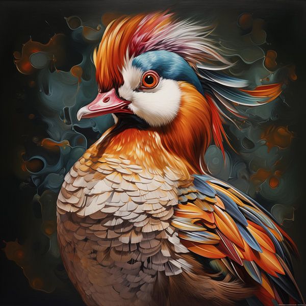 Mandarijneend van TheXclusive Art