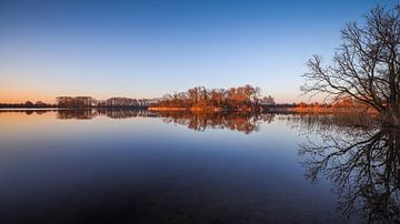 Reflet de la roue Haarsteeg Heure dorée sur Zwoele Plaatjes