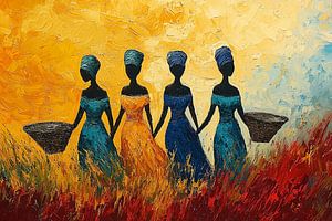 Afrikaanse traditionele vrouwen