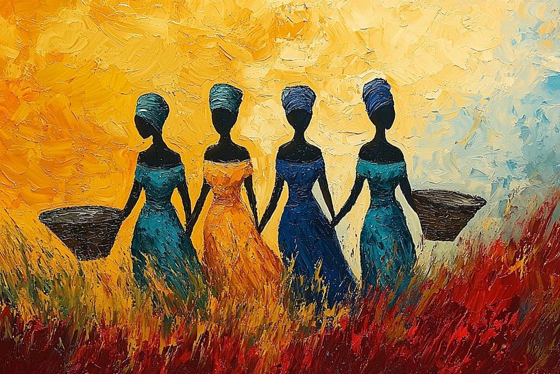 African traditional women by PixelPrestige