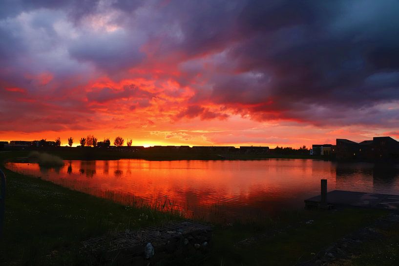 Fire in the sky van Marco van de Pol