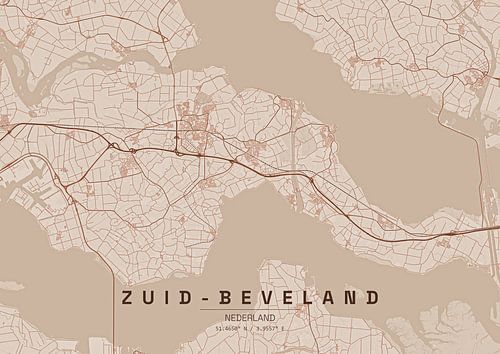 Zuid-Beveland Plattegrond