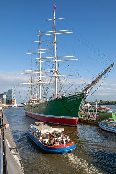 Le port de Hambourg et l'Elbphilharmonie par t.ART