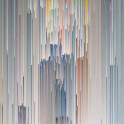 Abstract city skyline