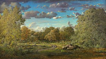 Een ontginning in het bos van Fontainebleau, Théodore Rousseau