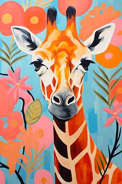 Girafe sur Caroline Guerain