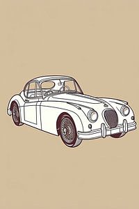 Minimalistische Auto-Träume