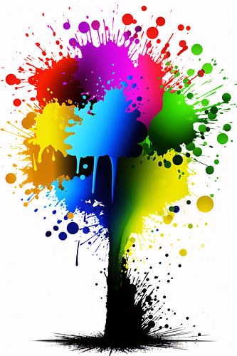 Symphonie d'éclats de couleurs