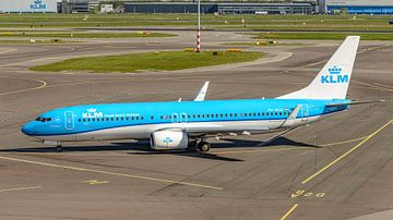 KLM Boeing 737-800 passenger aircraft. by Jaap van den Berg