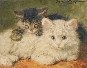 Henriëtte Ronner-Knip - Zwei Kätzchen